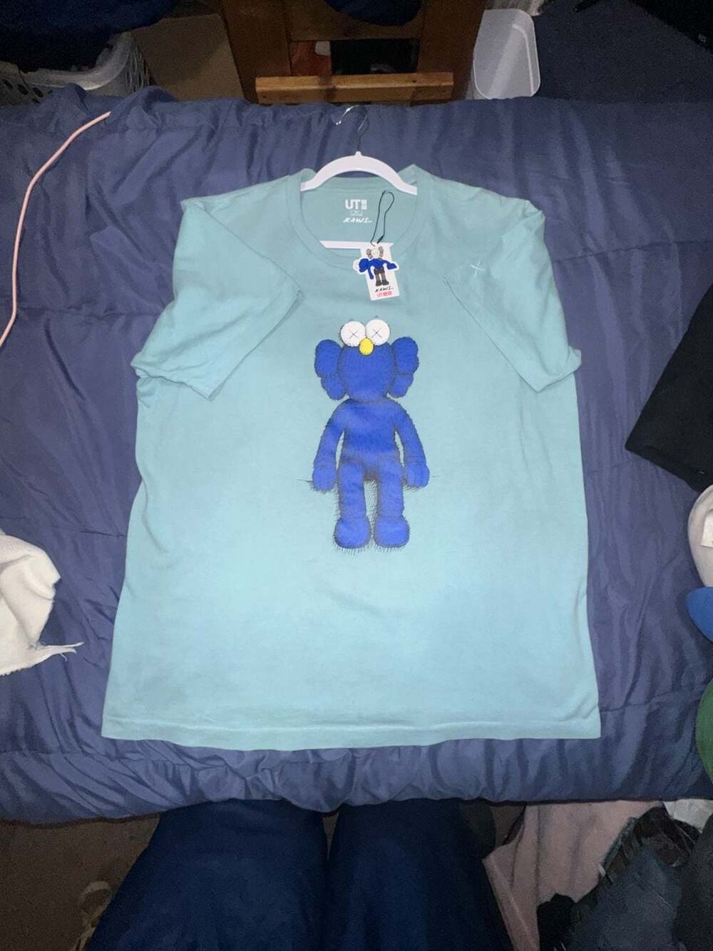 Kaws x Uniqlo Sesame Street BFF Cookie Monster Graphic T-Shirt